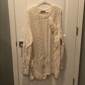 zara sweater dress